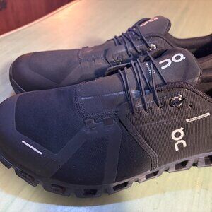 NEW Mens On Running Black Cloud 6 Waterproof Sneakers Size 10.5